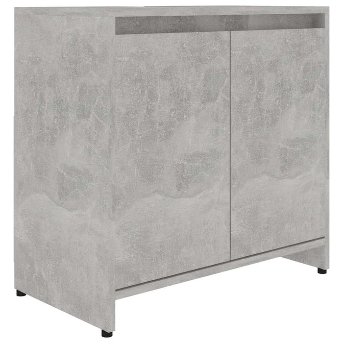 Dulap de baie, gri beton, 60x33x61 cm, lemn prelucrat - WALTI WALTI