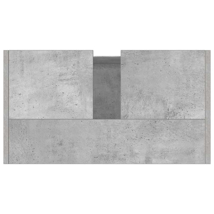 Dulap de baie, gri beton, 60x33x61 cm, lemn prelucrat - WALTI WALTI