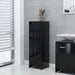 Dulap de baie, negru, 30x30x95 cm, lemn prelucrat - WALTI WALTI