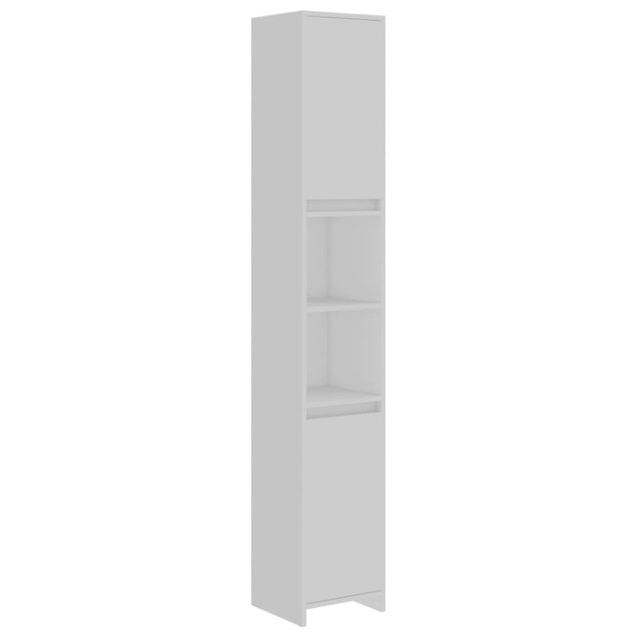 Dulap de baie, alb, 30x30x183,5 cm, lemn prelucrat - WALTI WALTI