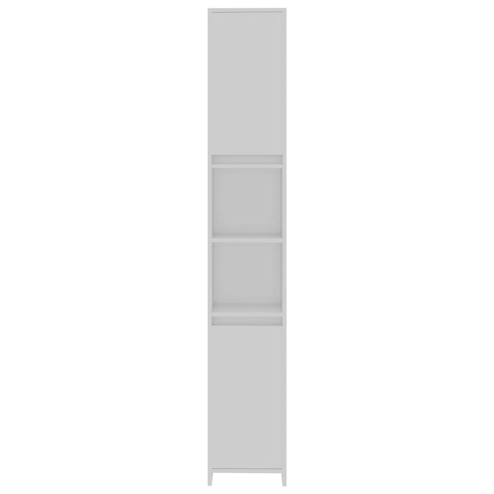 Dulap de baie, alb, 30x30x183,5 cm, lemn prelucrat - WALTI WALTI