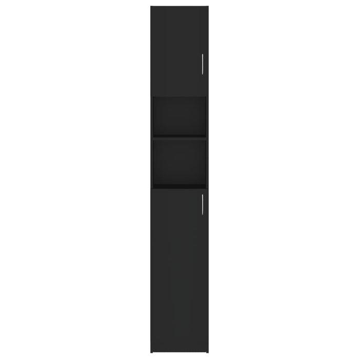 Dulap de baie, negru, 32x25,5x190 cm, lemn prelucrat - WALTI WALTI