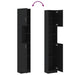 Dulap de baie, negru, 32x25,5x190 cm, lemn prelucrat - WALTI WALTI