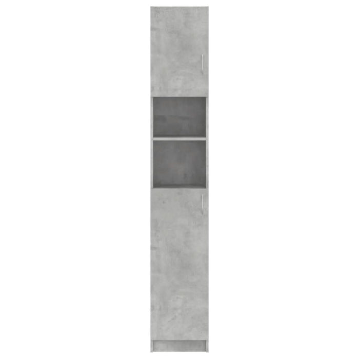 Dulap de baie, gri beton, 32 x 25,5 x 190 cm, lemn prelucrat - WALTI WALTI