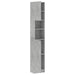 Dulap de baie, gri beton, 32 x 25,5 x 190 cm, lemn prelucrat - WALTI WALTI