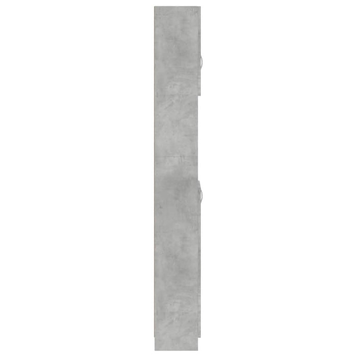 Dulap de baie, gri beton, 32 x 25,5 x 190 cm, lemn prelucrat - WALTI WALTI