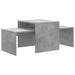 Set măsuțe de cafea, gri beton, 100x48x40 cm, lemn prelucrat - WALTI WALTI