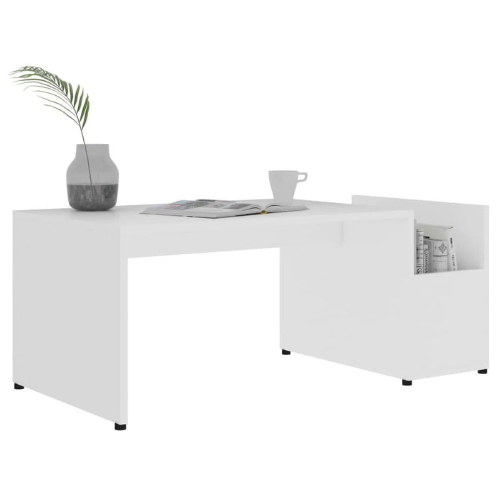 Măsuță de cafea, alb, 90 x 45 x 35 cm, PAL - WALTI WALTI