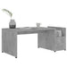 Măsuță de cafea, gri beton, 90 x 45 x 35 cm, lemn prelucrat - WALTI WALTI
