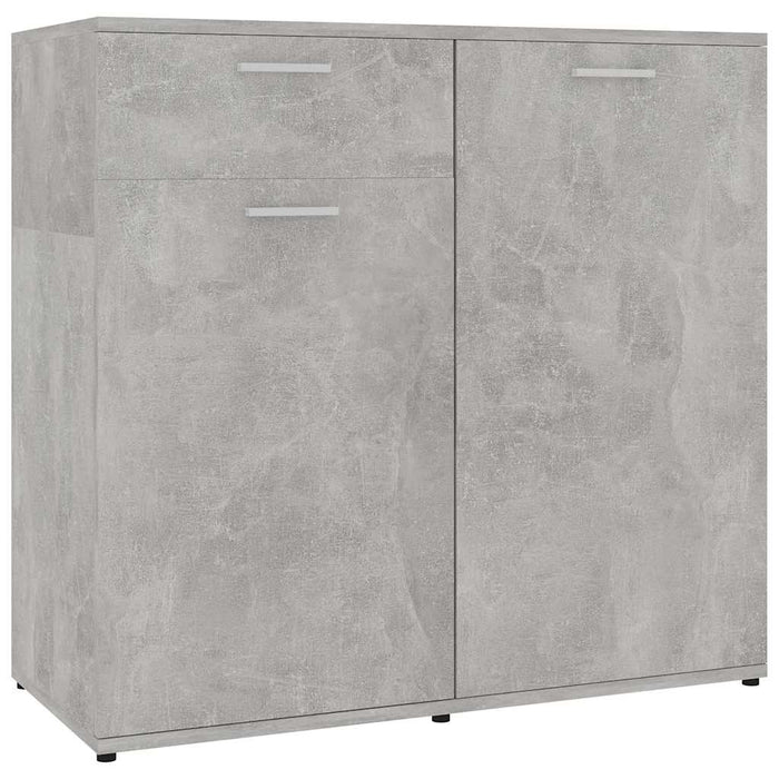 Servantă, gri beton, 160x36x75 cm, lemn prelucrat WALTI