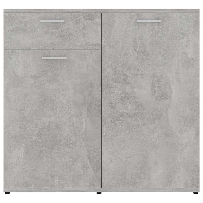 Servantă, gri beton, 160x36x75 cm, lemn prelucrat WALTI