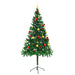 Brad de Crăciun artificial pre-iluminat cu globuri verde 180 cm - WALTI WALTI