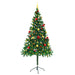 Brad de Crăciun artificial pre-iluminat cu globuri verde 180 cm - WALTI WALTI
