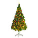 Brad de Crăciun artificial pre-iluminat cu globuri verde 210 cm - WALTI WALTI