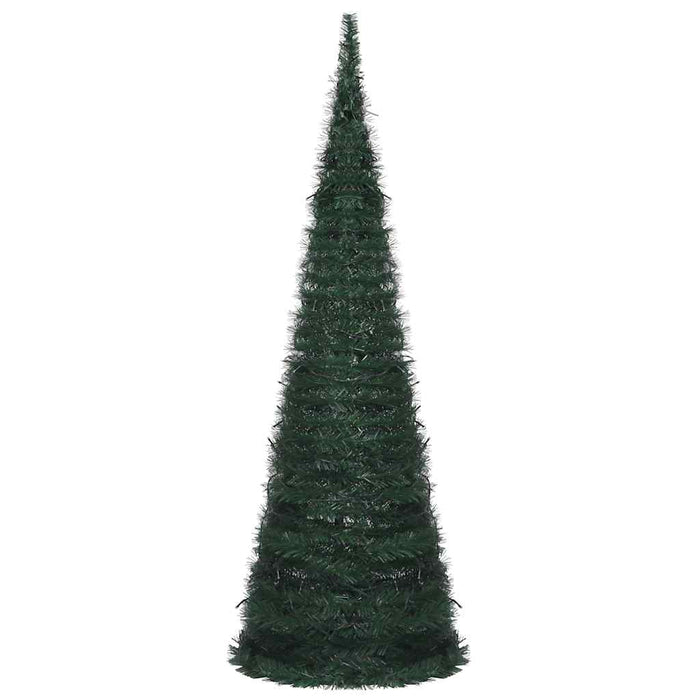 Brad șnur de Crăciun artificial pop-up pre-iluminat verde 180cm - WALTI WALTI
