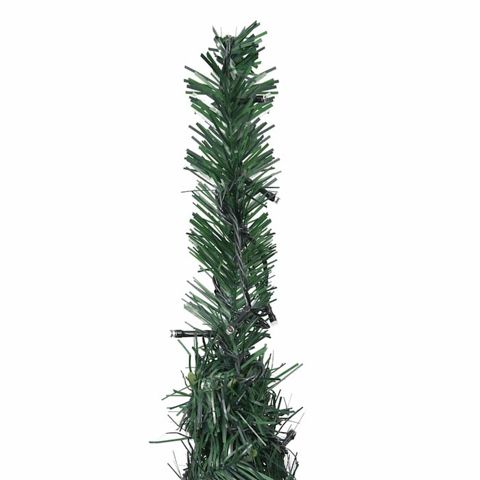 Brad șnur de Crăciun artificial pop-up pre-iluminat verde 180cm - WALTI WALTI