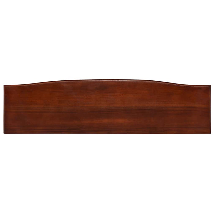 Masă consolă, maro clasic, 120x30x75cm, lemn masiv de mahon WALTI