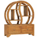 Dulap cu raft Yin Yang, 68 x 26 x 83 cm, lemn masiv de tec - WALTI WALTI