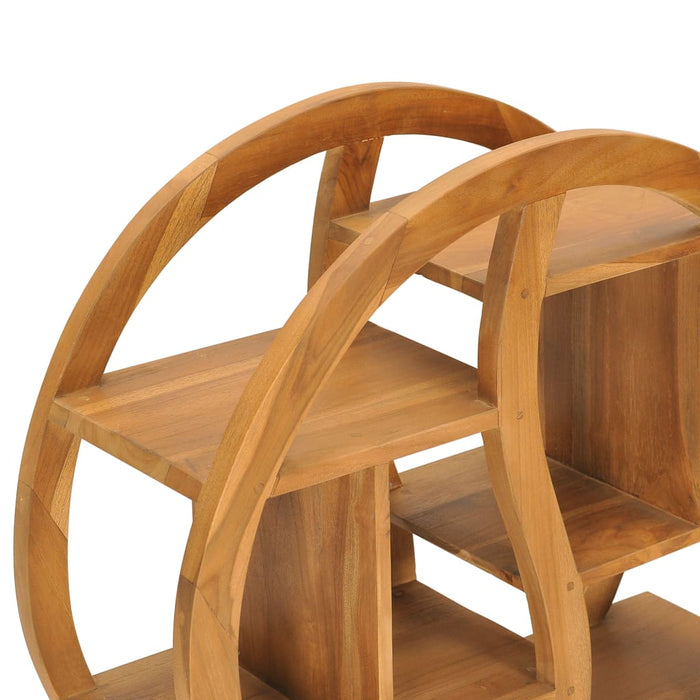 Dulap cu raft Yin Yang, 68 x 26 x 83 cm, lemn masiv de tec - WALTI WALTI