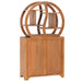 Dulap cu raft Yin Yang, 70 x 30 x 130 cm, lemn masiv de tec - WALTI WALTI