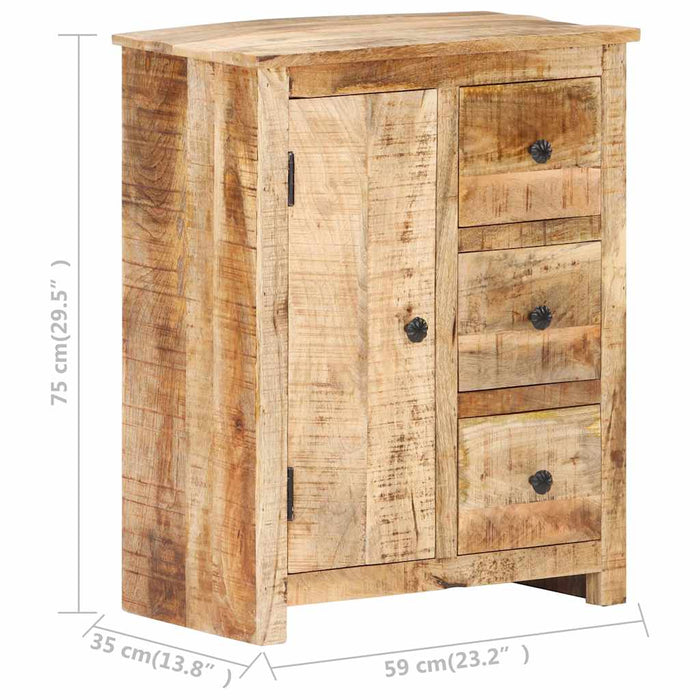Dulap, 59x35x75 cm, lemn de mango nefinisat WALTI