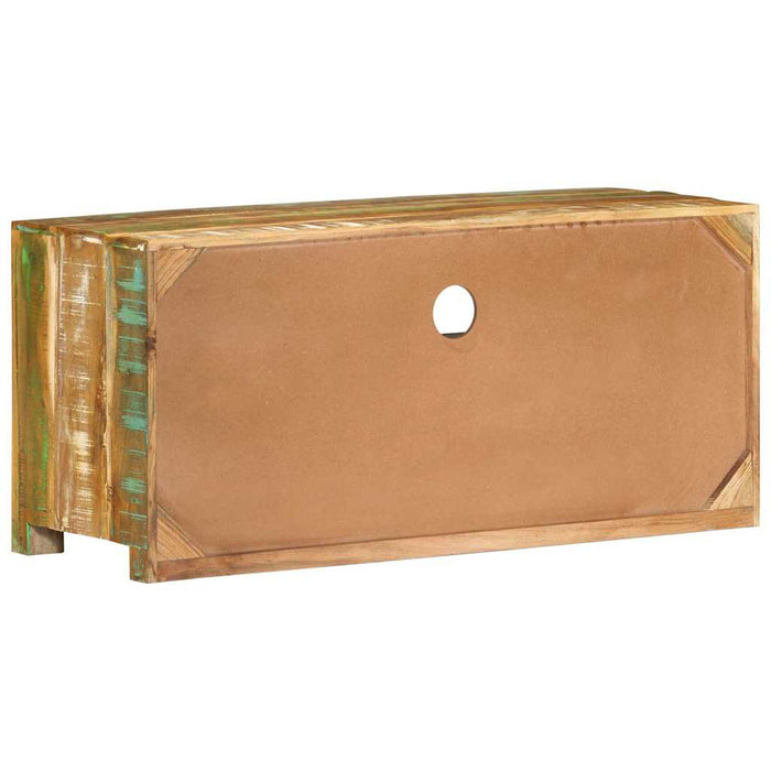 Comodă TV, 90 x 30 x 40 cm, lemn masiv reciclat WALTI