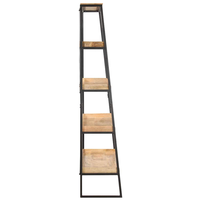 Bibliotecă cu 5 rafturi, 120 x 39 x 180 cm, lemn masiv mango WALTI