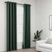 Perdele opace aspect pânză cu ocheți 2 buc verde 140x225 cm - WALTI WALTI