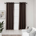 Perdele opace aspect pânză ocheți 2 buc. gri taupe 140x175 cm - WALTI WALTI