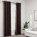 Perdele opace aspect pânză ocheți 2 buc. gri taupe 140x225 cm - WALTI WALTI