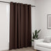 Perdea opacă, aspect pânză, cu ocheți, gri taupe, 290x245 cm - WALTI WALTI