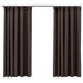 Draperii opace aspect in, cârlige, 2 buc. gri taupe, 140x175 cm - WALTI WALTI