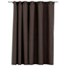 Draperie opacă, aspect de in, gri taupe, 290x245 cm, cu cârlige - WALTI WALTI