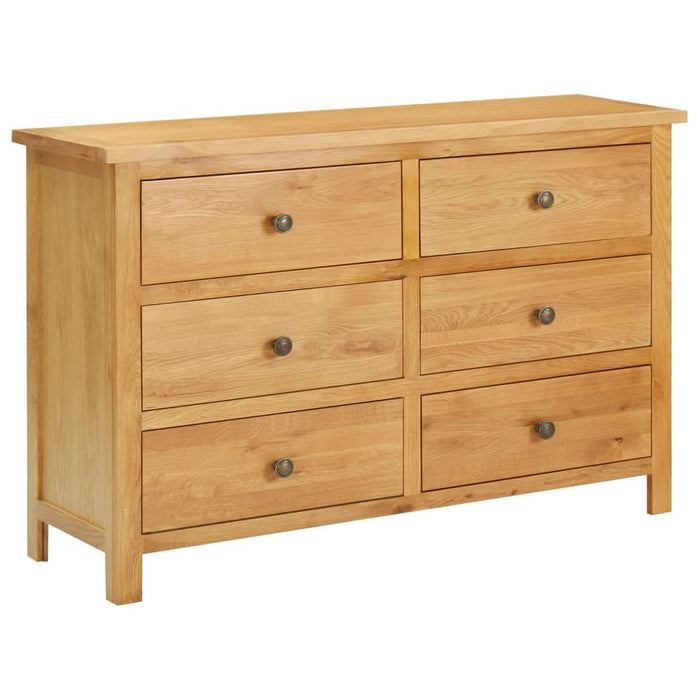 Dulap cu sertare, 105 x 33,5 x 73 cm, lemn masiv stejar - WALTI WALTI