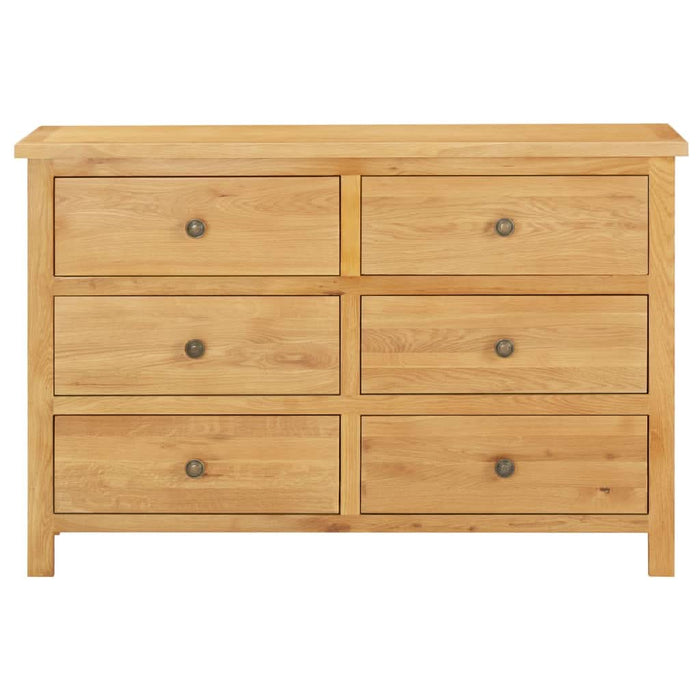 Dulap cu sertare, 105 x 33,5 x 73 cm, lemn masiv stejar - WALTI WALTI