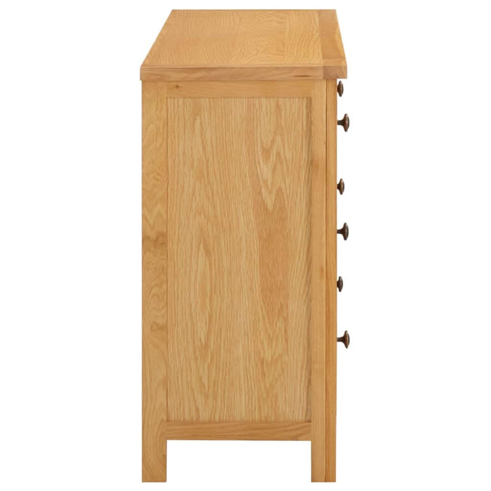 Dulap cu sertare, 105 x 33,5 x 73 cm, lemn masiv stejar - WALTI WALTI