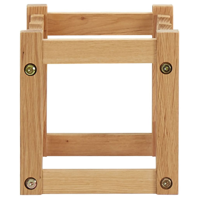Suport 6 sticle de vin, 37 x 21 x 21, lemn masiv de stejar - WALTI WALTI
