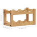 Suport 6 sticle de vin, 37 x 21 x 21, lemn masiv de stejar - WALTI WALTI