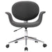 Scaun de birou pivotant, gri, material textil - WALTI WALTI