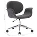 Scaun de birou pivotant, gri, material textil - WALTI WALTI