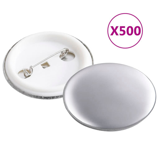 Piese ecuson cu agrafă de prindere pe spate 500 seturi 37 mm - WALTI WALTI