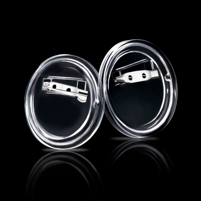 Set de ecusoane cu ac, 100 seturi, 58 mm, acril - WALTI WALTI