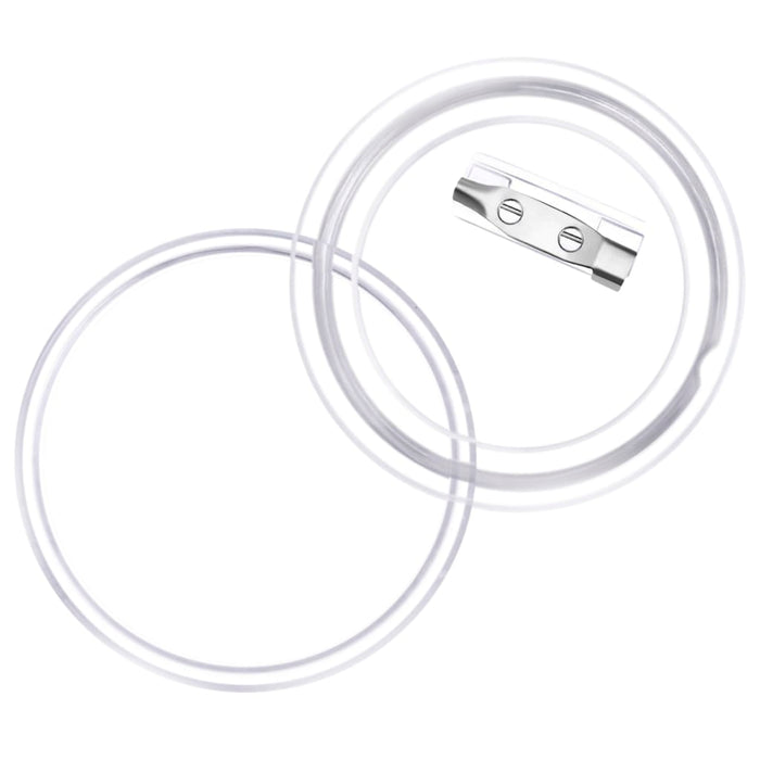 Set de ecusoane cu ac, 100 seturi, 58 mm, acril - WALTI WALTI