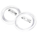 Set de ecusoane cu ac, 100 seturi, 44 mm, acril - WALTI WALTI