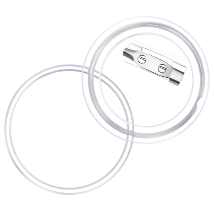 Set de ecusoane cu ac, 100 seturi, 37 mm, acril - WALTI WALTI