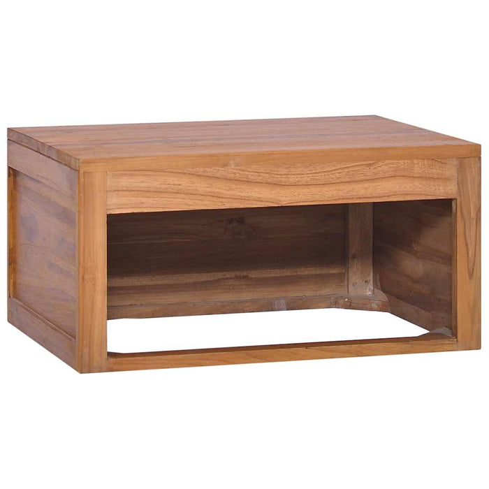 Dulap de baie suspendat, 60 x 45 x 30 cm, lemn masiv de tec WALTI