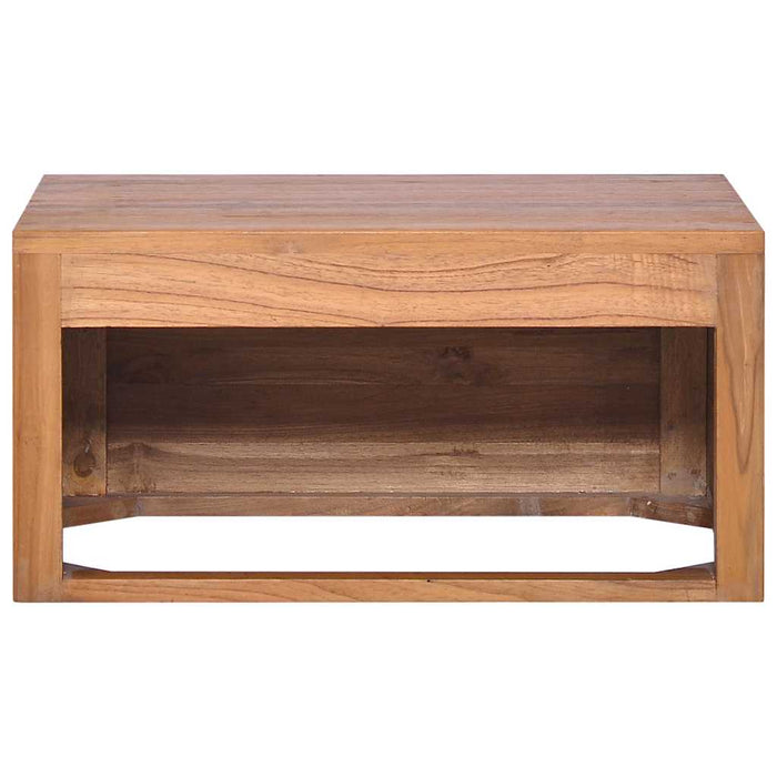 Dulap de baie suspendat, 60 x 45 x 30 cm, lemn masiv de tec WALTI