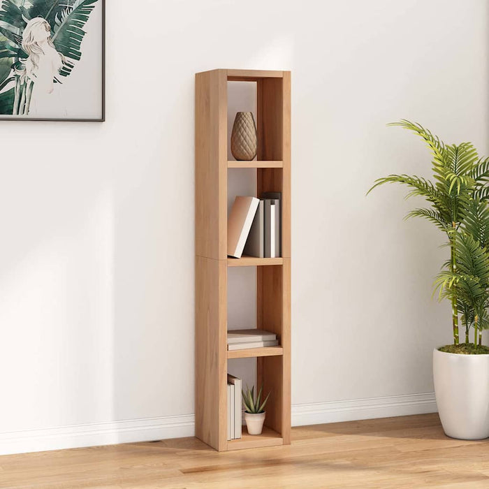 Bibliotecă, 35x30x168 cm, lemn masiv de tec WALTI