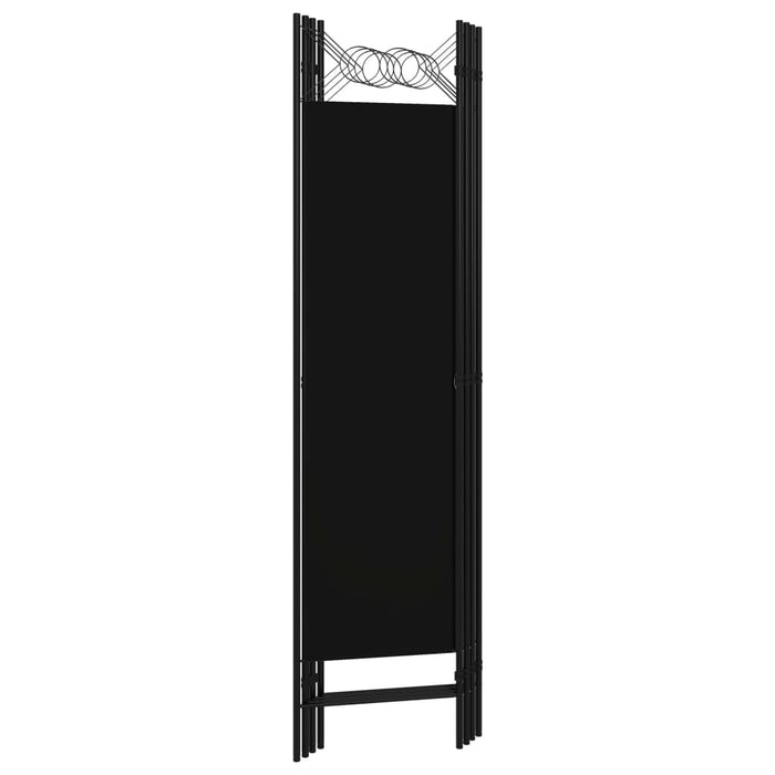 Paravan de cameră cu 4 panouri, negru, 160 x 180 cm - WALTI WALTI