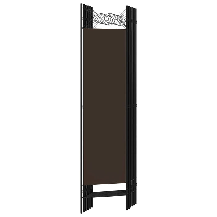 Paravan de cameră cu 6 panouri, maro, 240 x 180 cm - WALTI WALTI